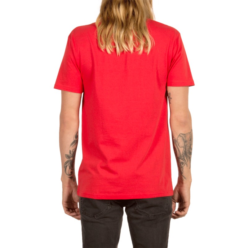 camiseta-manga-corta-roja-circle-stone-true-red-de-volcom