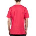 camiseta-manga-corta-roja-disruption-deep-red-de-volcom