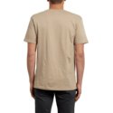 camiseta-manga-corta-marron-crisp-sand-brown-de-volcom