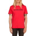 camiseta-manga-corta-roja-line-euro-true-red-de-volcom