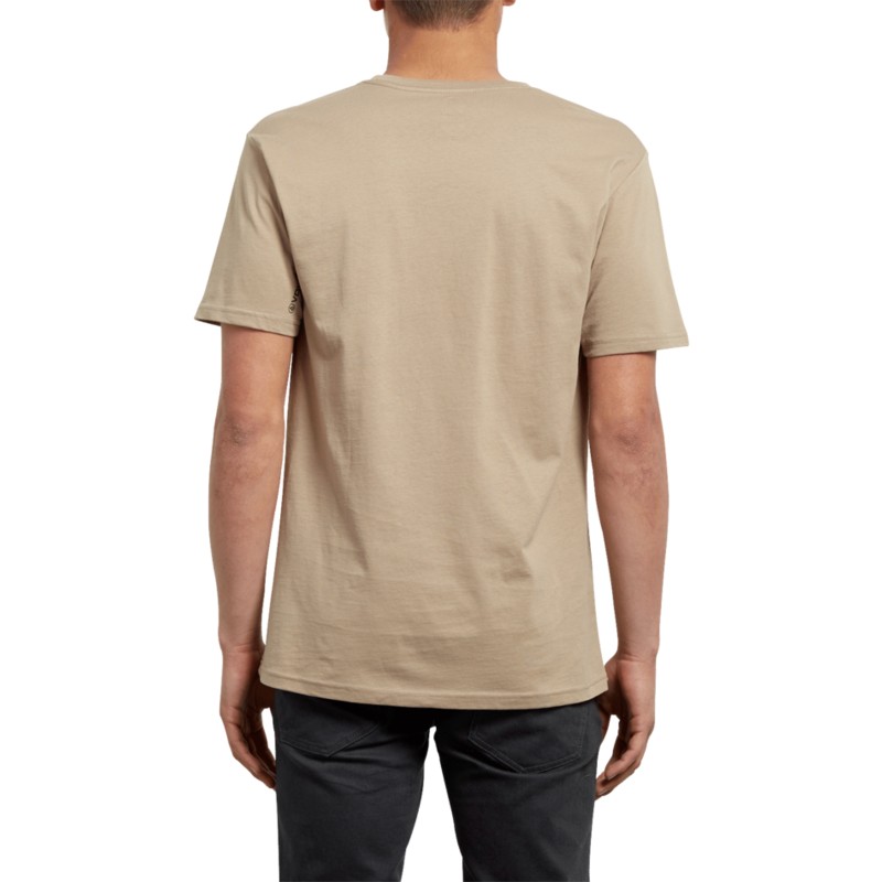 camiseta-manga-corta-marron-sound-sand-brown-de-volcom