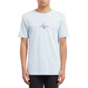 camiseta-manga-corta-azul-surface-arctic-blue-de-volcom