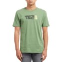 camiseta-manga-corta-verde-stence-dark-kelly-de-volcom