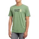 camiseta-manga-corta-verde-stence-dark-kelly-de-volcom