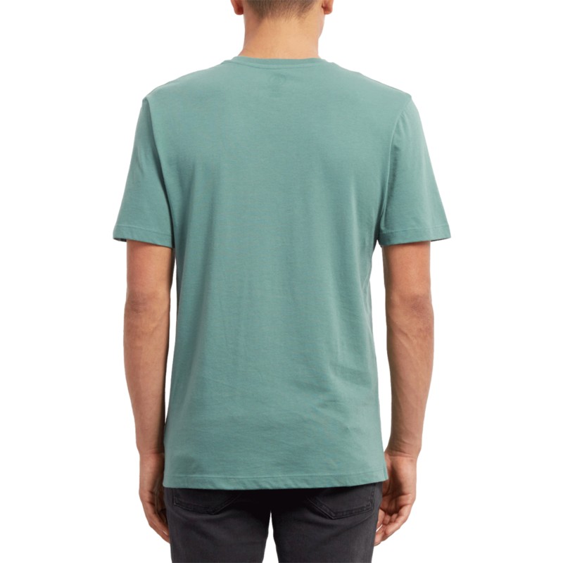 camiseta-manga-corta-verde-classic-stone-pine-de-volcom