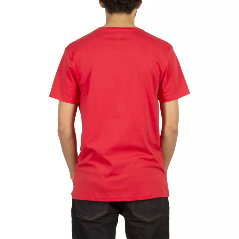 camiseta-manga-corta-roja-grubby-true-red-de-volcom