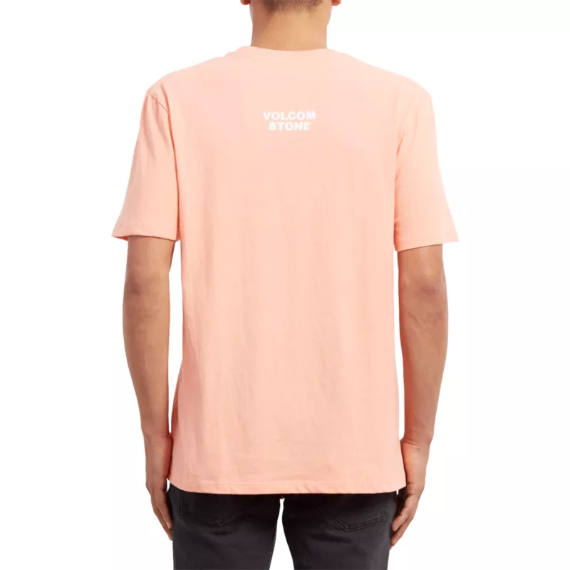 camiseta-manga-corta-naranja-peace-off-orange-glow-de-volcom