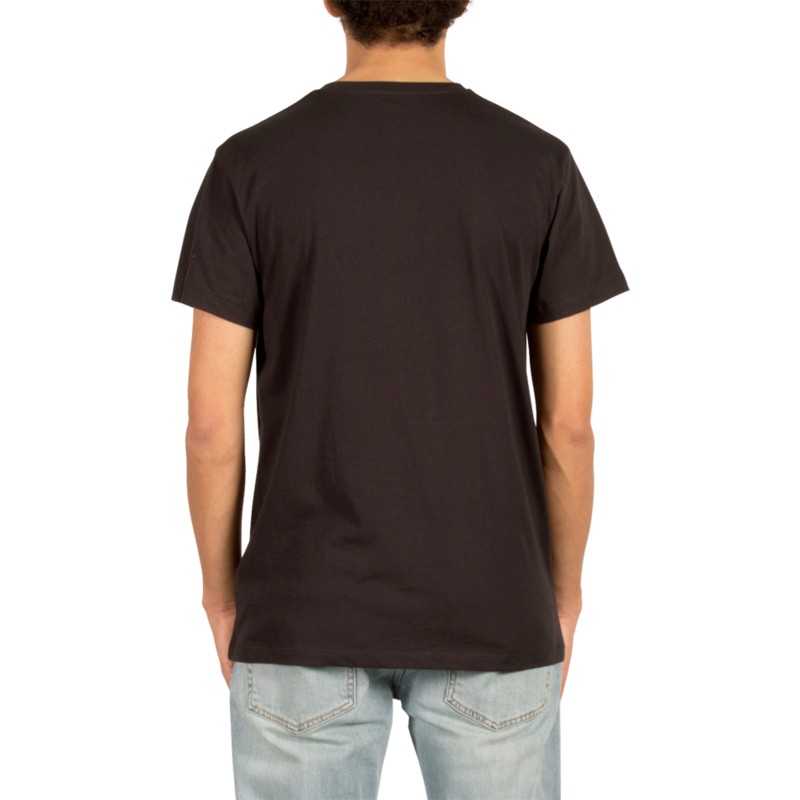 camiseta-manga-corta-negra-garage-club-black-de-volcom