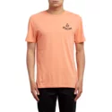 camiseta-manga-corta-naranja-chill-salmon-de-volcom