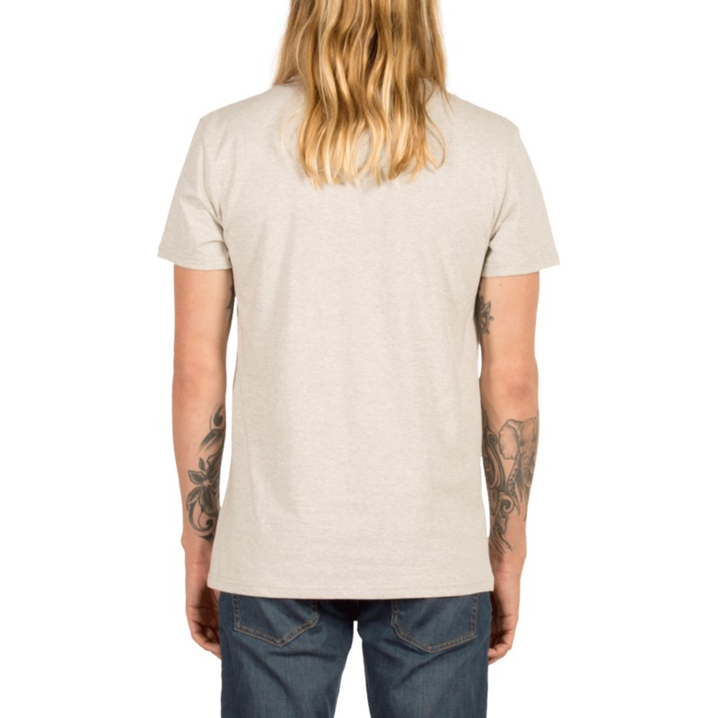 camiseta-manga-corta-gris-contra-pocket-heather-grey-de-volcom