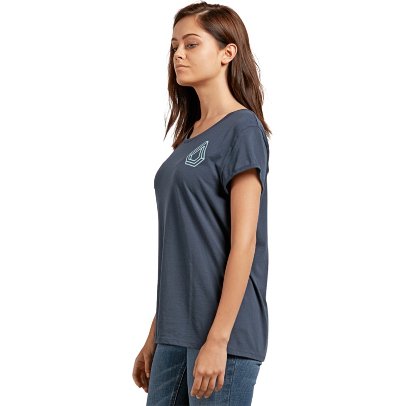 camiseta-manga-corta-azul-marino-radical-daze-sea-navy-de-volcom