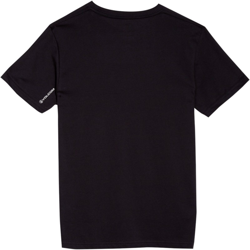 camiseta-manga-corta-negra-para-nino-pixel-stone-black-de-volcom