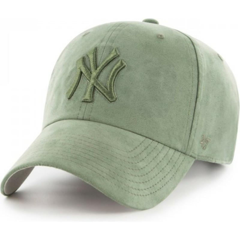 gorra-curva-verde-con-logo-verde-de-new-york-yankees-mlb-clean-up-ultra-basic-de-47-brand