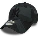 gorra-curva-camuflaje-negro-ajustable-con-logo-negro-9twenty-essential-packable-de-new-york-yankees-mlb-de-new-era