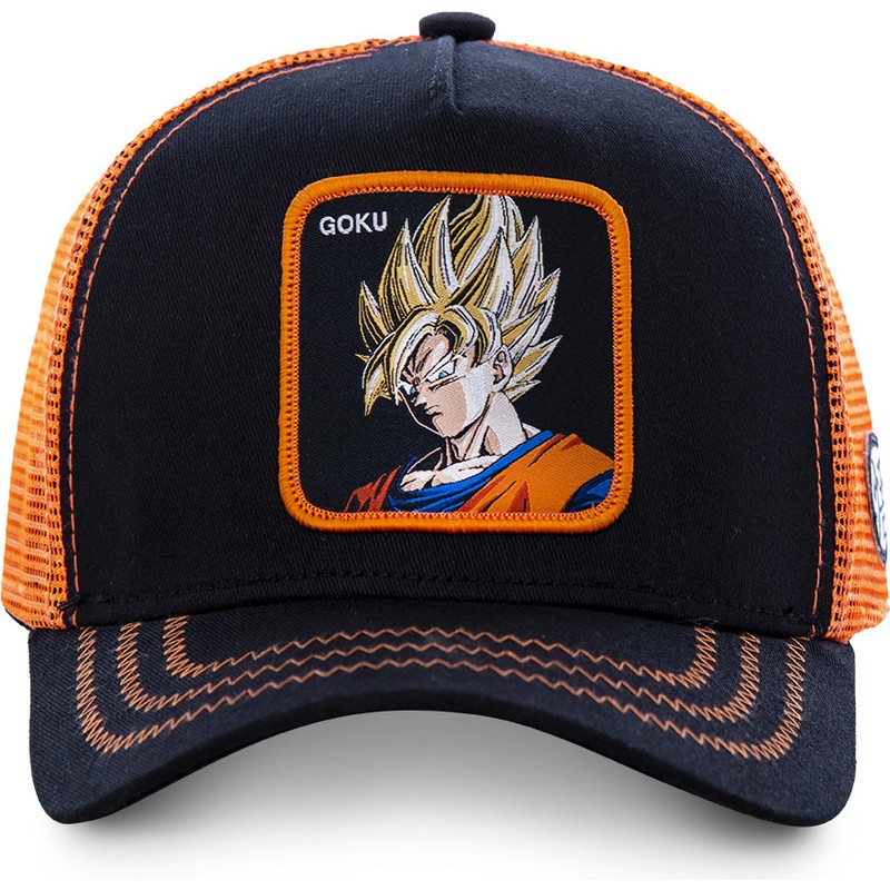 Hittings Dragon Ball Z Goku Camerun Simbolo Trucker Hats Navy 