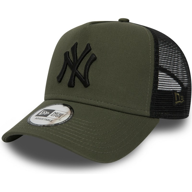 gorra-trucker-verde-league-essential-a-frame-de-new-york-yankees-mlb-de-new-era