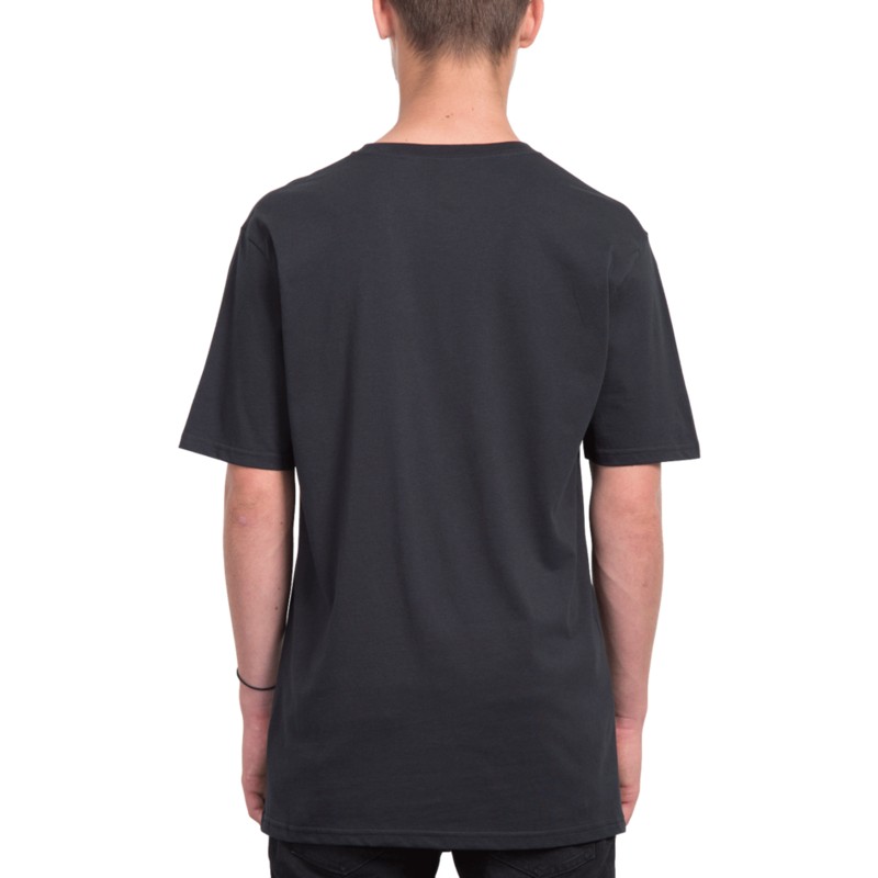 camiseta-manga-corta-negra-de-corte-largo-crisp-stone-black-de-volcom