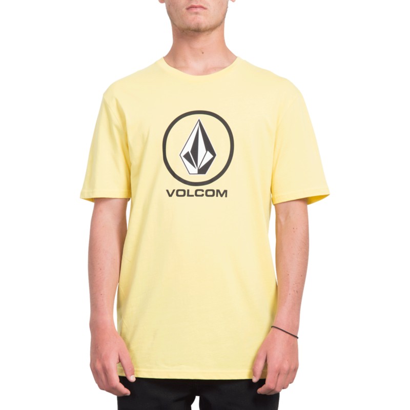 camiseta-manga-corta-amarillo-crisp-stone-yellow-de-volcom