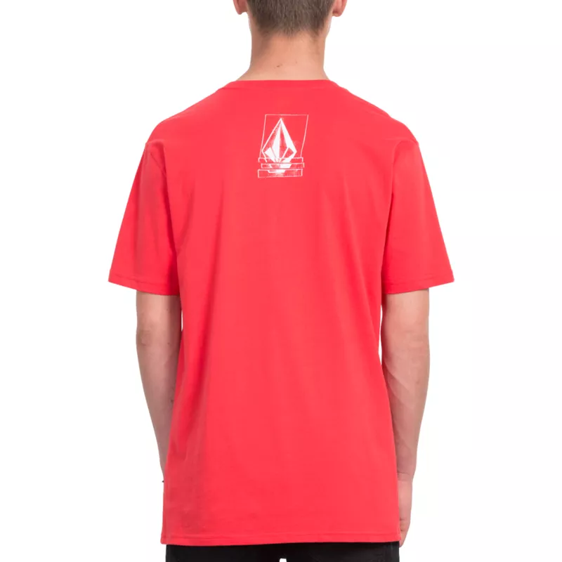 camiseta-manga-corta-roja-chopped-edge-true-red-de-volcom