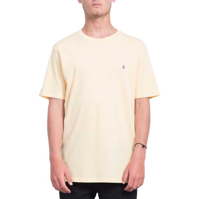 camiseta-manga-corta-naranja-stone-blank-light-peach-de-volcom
