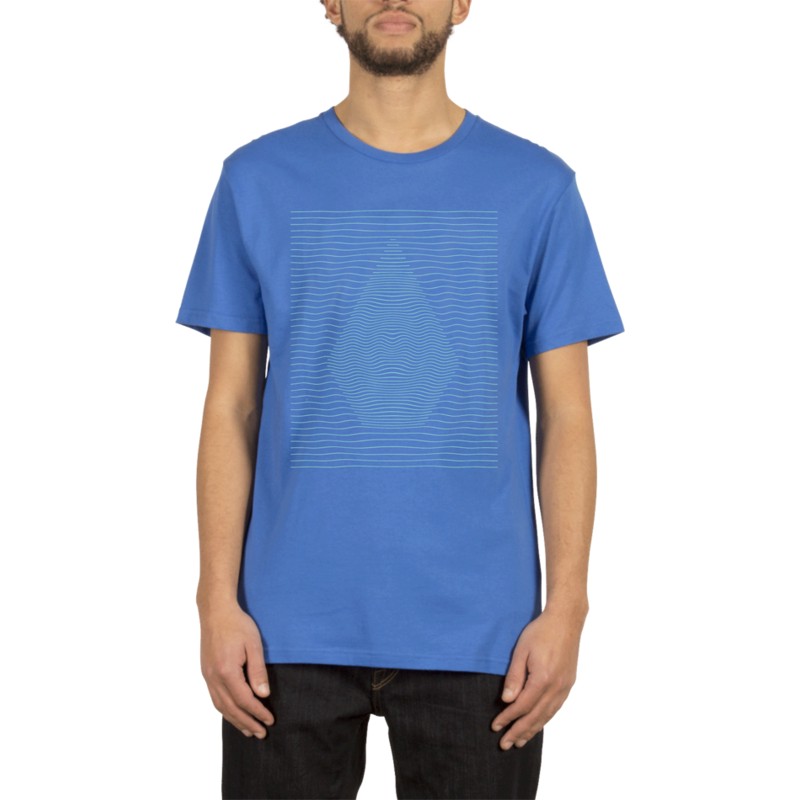 camiseta-manga-corta-azul-ripple-true-blue-de-volcom