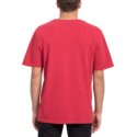 camiseta-manga-corta-roja-ozzy-tiger-burgundy-heather-de-volcom