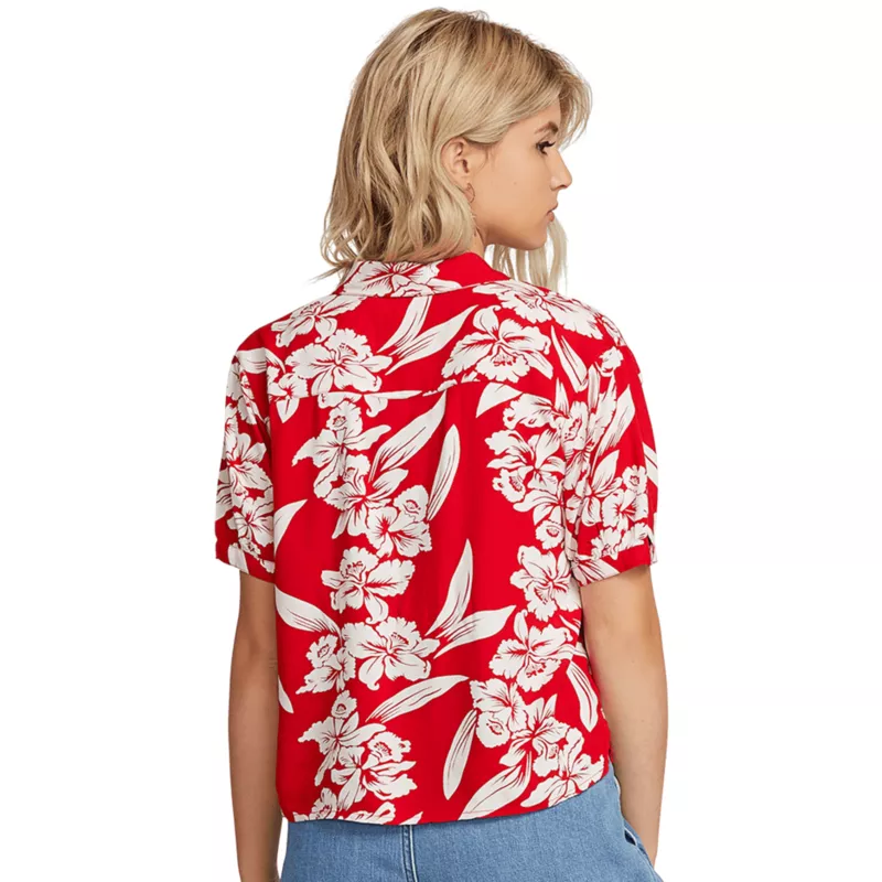 camisa-manga-corta-roja-aloha-ha-red-de-volcom