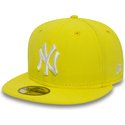 gorra-plana-amarilla-ajustada-59fifty-essential-de-new-york-yankees-mlb-de-new-era