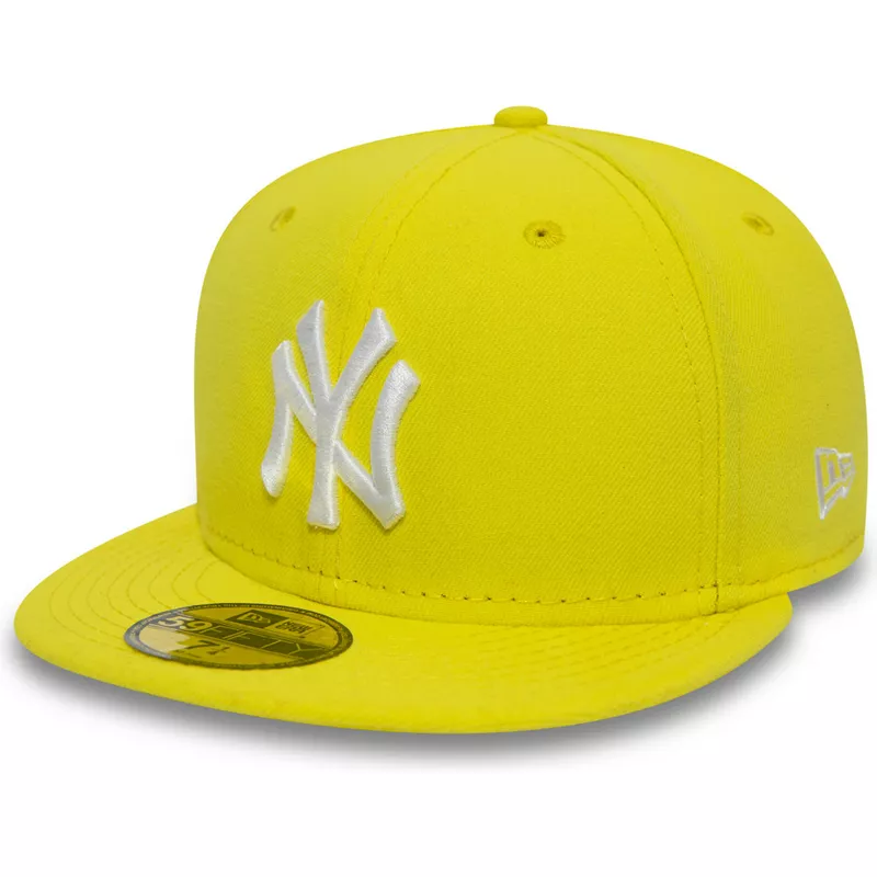 Gorra plana negra ajustada 59FIFTY Essential de New York Yankees MLB de New  Era