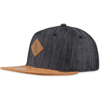 Gorra plana negra snapback Linen 2015 de Djinns