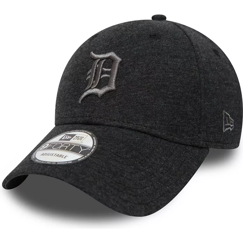 gorra-curva-negra-ajustable-con-logo-gris-9forty-essential-jersey-de-detroit-tigers-mlb-de-new-era