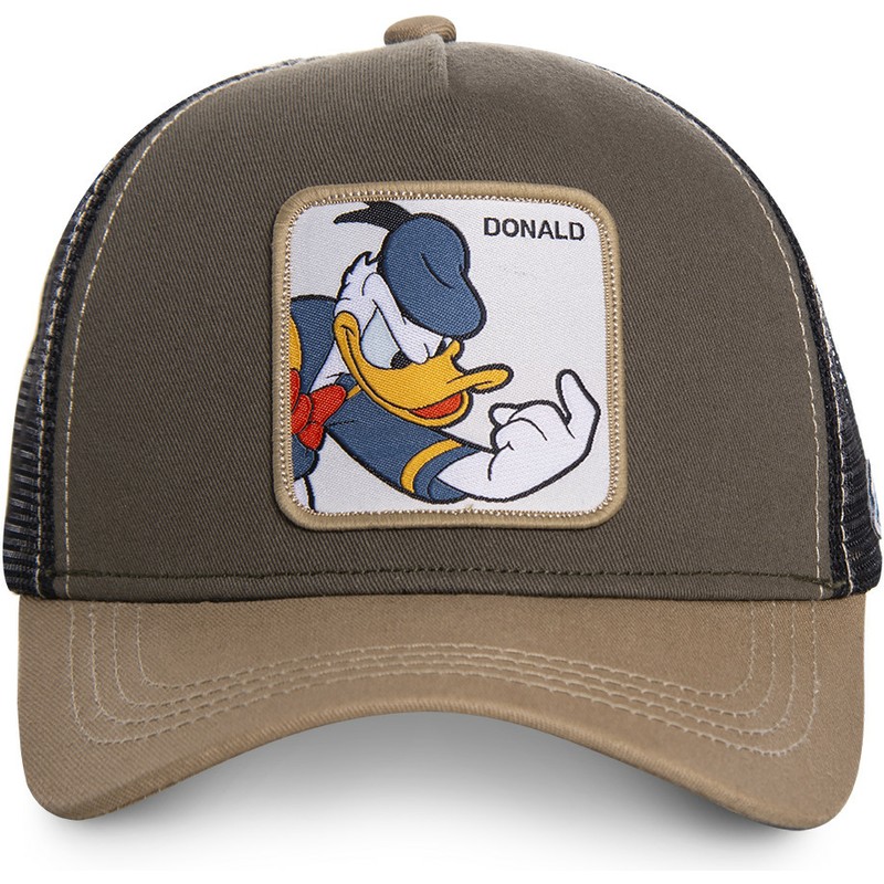 Competidores Obediente influenza Gorra trucker marrón Pato Donald DON1 Disney de Capslab: Caphunters.es