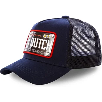 Gorra trucker azul marino con placa California CAL2 de Von Dutch