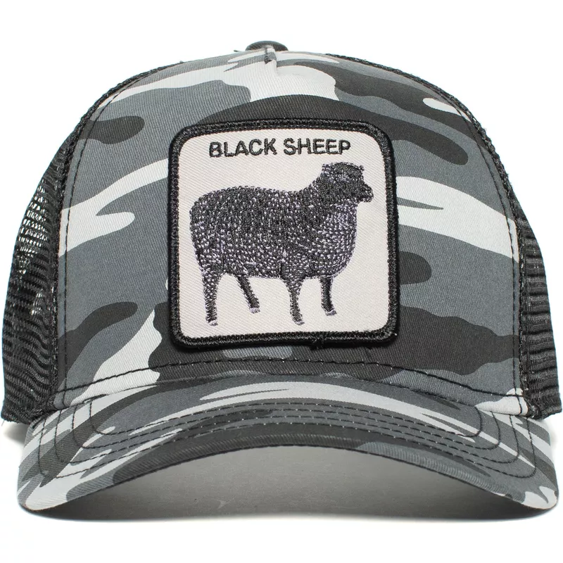 gorra-trucker-camuflaje-negro-oveja-naughty-lamb-de-goorin-bros