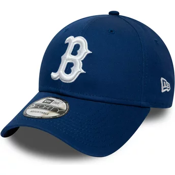 gorra-curva-azul-ajustable-9forty-league-essential-de-boston-red-sox-mlb-de-new-era