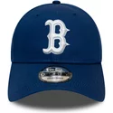 gorra-curva-azul-ajustable-9forty-league-essential-de-boston-red-sox-mlb-de-new-era