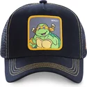 gorra-trucker-negra-michelangelo-mik-tortugas-ninja-de-capslab