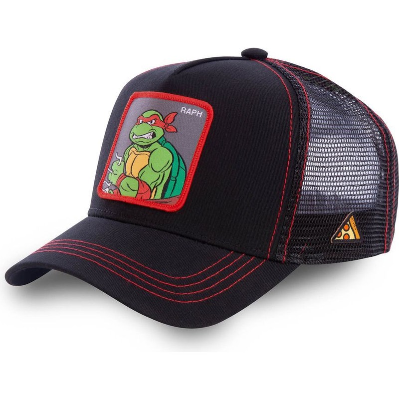 Gorra trucker negra Raphael RAP Tortugas Ninja de Capslab Caphunters.es