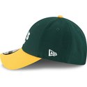 gorra-curva-verde-y-amarilla-ajustable-9forty-the-league-de-oakland-athletics-mlb-de-new-era