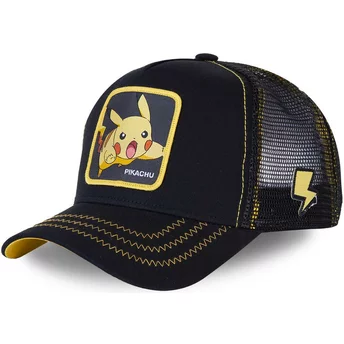Gorra trucker negra Pikachu PIK7 Pokémon de Capslab