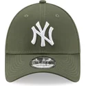 gorra-curva-verde-ajustable-9forty-league-essential-de-new-york-yankees-mlb-de-new-era