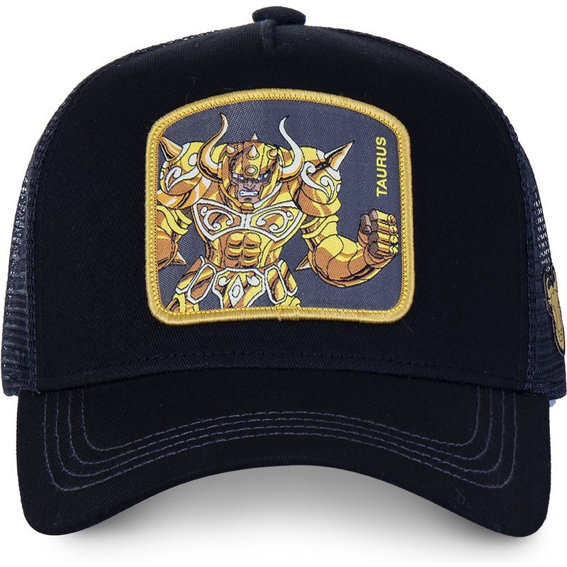 Gorra trucker negra y azul Tauro TAU Saint Seiya Los Caballeros del