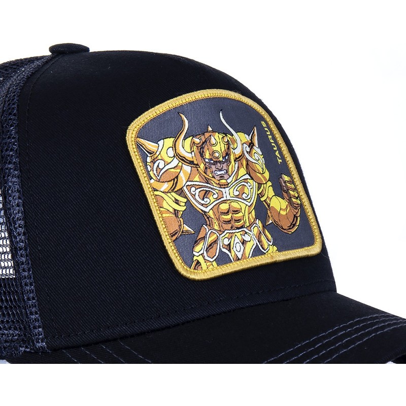 Gorra trucker negra y azul Tauro TAU Saint Seiya Los Caballeros del