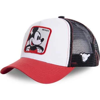 Gorra trucker blanca, negra y roja para niño Mickey Mouse KID_MIC4 Disney de Capslab