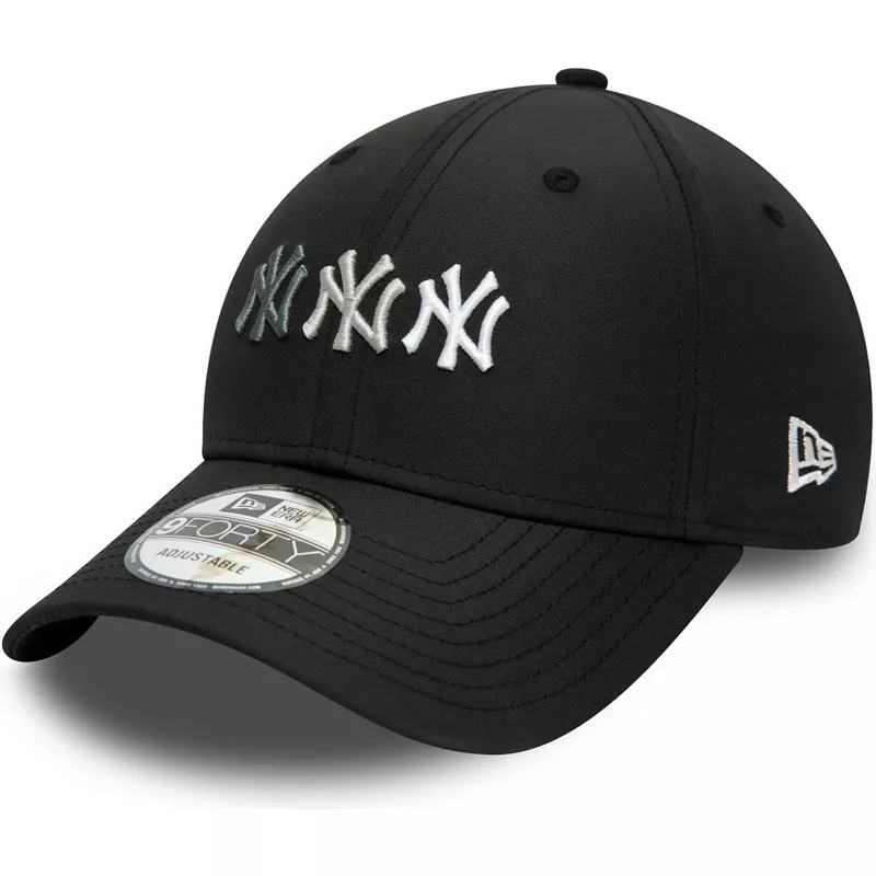 gorra-curva-negra-ajustable-9forty-stack-logo-de-new-york-yankees-mlb-de-new-era