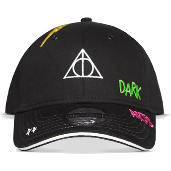 Gorra curva negra ajustable para niño Las Reliquias de la Muerte Wizards Unite Harry Potter de Difuzed