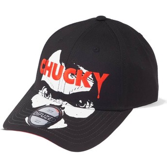 Gorra curva negra ajustable Chucky Muñeco diabólico de Difuzed