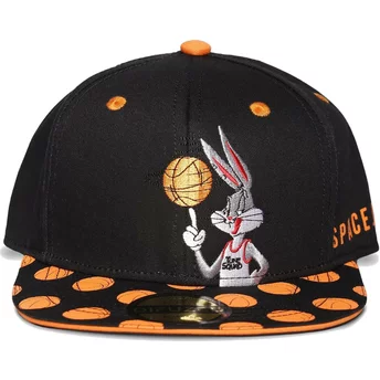 Gorra plana negra snapback Bugs Bunny Space Jam Looney Tunes de Difuzed
