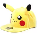 gorra-plana-amarilla-snapback-pikachu-plush-pokemon-de-difuzed