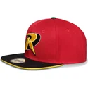 gorra-plana-roja-y-negra-snapback-robin-dc-comics-de-difuzed